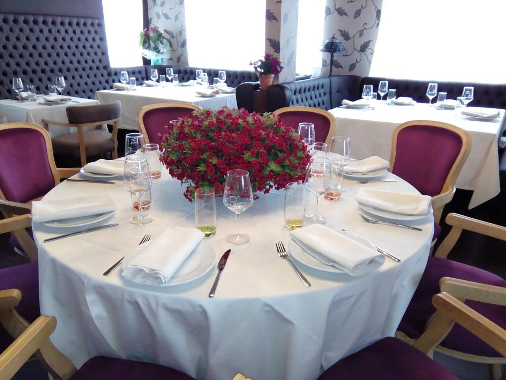 comedor Luis y Leni mesa puesta